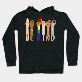 Sign Language Hand Talking LGBT Gay Les Pride ASL Hoodie